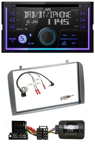 Jvc volante usb 2din dab - jvc,