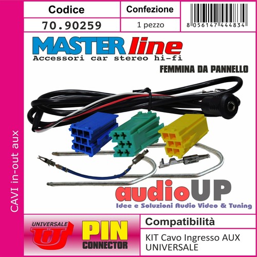 Cavo ingresso aux jack - aux,